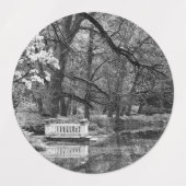 Étiquettes Lac romantique (Design 1)