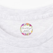 Étiquettes L'amour est en fleur | Fête des mariées florale aq (Apposé)