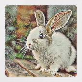 Étiquettes lapin toony (Design 1)