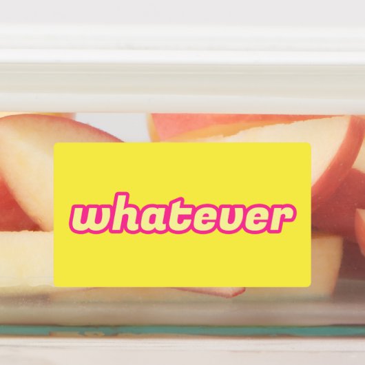 Étiquettes L'art 'Whatever' (Apposé)