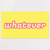 Étiquettes L'art 'Whatever' (Design 2)