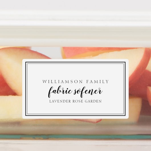 Étiquettes Lave-linge noir et blanc (Apposé)