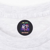 Étiquettes Le cadeau de bonheur chiot 25 décembre Noël (Apposé)