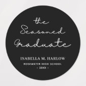 Étiquettes Le Diplômé Sensé Personnalisé (Design 2)