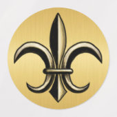 Étiquettes Lebels Fleur De Lis (Design 1)