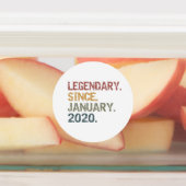 Étiquettes Légendaire depuis janvier 2020 (Apposé)