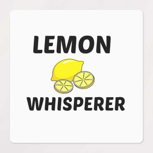 ÉTIQUETTES LEMON WHISPERER (Design 1)