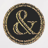 Étiquettes Leopard & (Design 1)