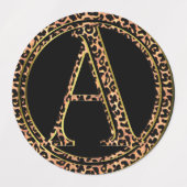 Étiquettes Leopard (Design 2)