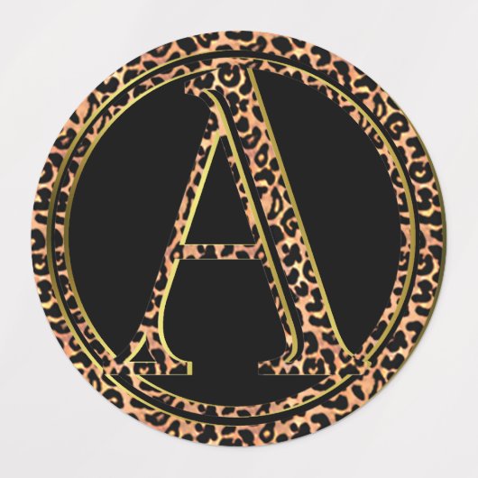 Étiquettes Leopard (Design 3)