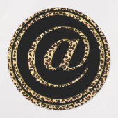 Étiquettes Leopard @ (Design 2)