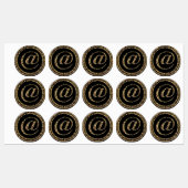 Étiquettes Leopard @ (Feuille)