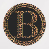 Étiquettes Leopard B (Design 2)