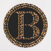 Étiquettes Leopard B (Design 1)