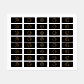 Étiquettes Leopard D (Feuille)