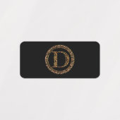 Étiquettes Leopard D (Design 1)
