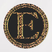 Étiquettes Leopard E (Design 1)