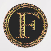 Étiquettes Leopard F (Design 1)