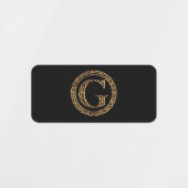 Étiquettes Leopard G (Design 1)