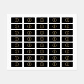 Étiquettes Leopard I (Feuille)