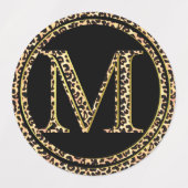 Étiquettes Leopard M (Design 2)