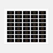 Étiquettes Leopard N (Feuille)