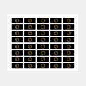 Étiquettes Leopard O (Feuille)