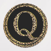 Étiquettes Leopard Q (Design 1)
