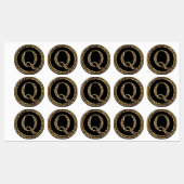 Étiquettes Leopard Q (Feuille)