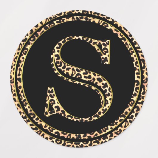 Étiquettes Leopard S (Design 3)