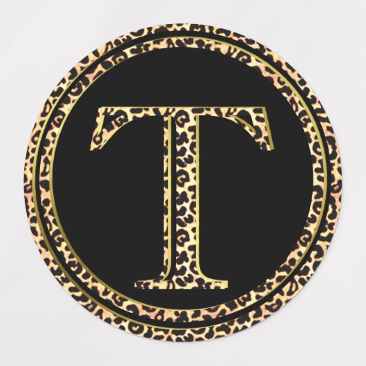 Étiquettes Leopard T (Design 3)