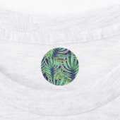 Étiquettes Les immenses feuilles de palmiers et de monstère (Apposé)