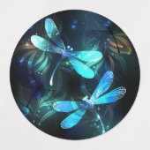 Étiquettes Les libellules du lac (Design 2)