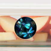 Étiquettes Les libellules du lac (Apposé)