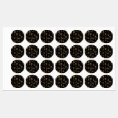 Étiquettes Les Patters de Seamless avec Golden Keys (Feuille)