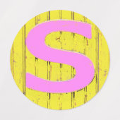Étiquettes Lettre s (Design 1)