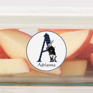 ÉTIQUETTES LETTRE TAPIS BLANC A