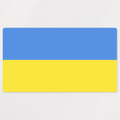 Étiquettes Liberté du drapeau ukrainien (Design 2)