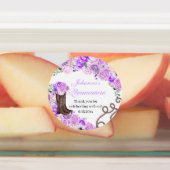 Étiquettes Lilac violet occidental Charro Quinceanera (Apposé)