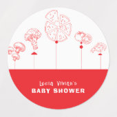 Étiquettes Livraison spéciale Pizza (Design 1)