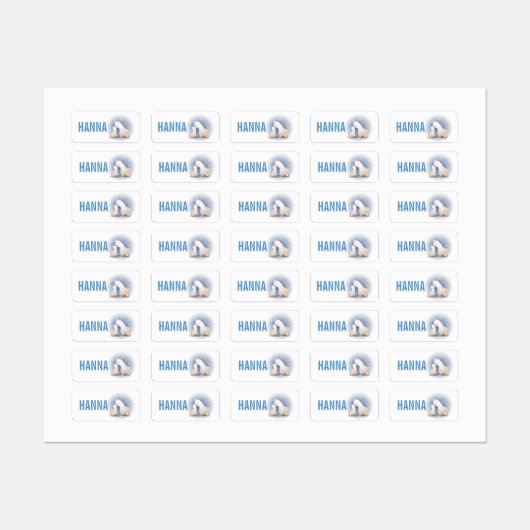 Étiquettes Llamas (Feuille)