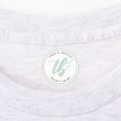 Étiquettes Logo de la société Tropic Breeze Turquoise Mint &  (Apposé)