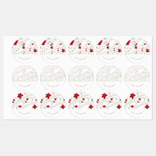 Étiquettes Logo de l'entreprise Élégant Enveloppement de cade