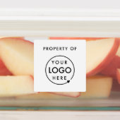 Étiquettes Logo de propriété de l'entreprise | Ordinateur por (Apposé)