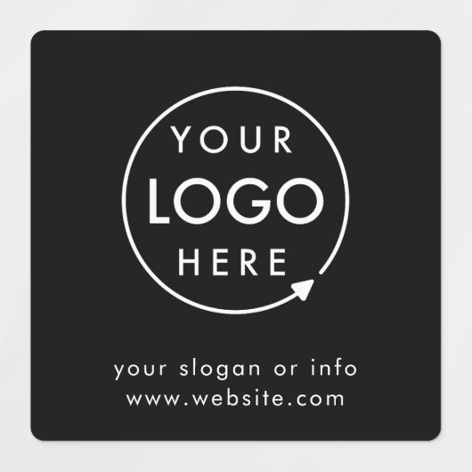 Étiquettes Logo d'entreprise | Entreprise minimaliste (Design 1)