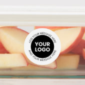 Étiquettes Logo d'entreprise et texte modifiable étanche (Apposé)