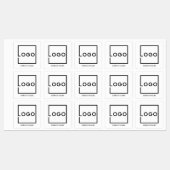 Étiquettes Logo d'entreprise personnalisé professionnel (Feuille)