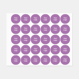 Étiquettes Logo personnalisé simple et élégant ici société cl