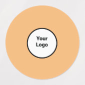 Étiquettes Logo personnalisé simple et élégant ici société cl (Design 1)