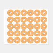 Étiquettes Logo personnalisé simple et élégant ici société cl (Feuille)